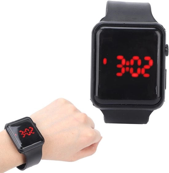 Orologio Digitale da Parete con Luce LED per Adulti, Impermeabile