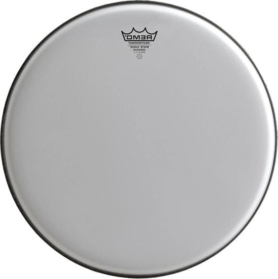 Tamburo da 45 cm in Suede Bianco Emperor Tomvel - Remo Pelle di Tamburo