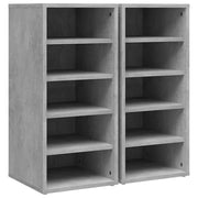 Scarpiere contenitori per scarpe mobili per ingresso corridoio soggiorno set da 2 legno ingegnerizzato grigio 02_0022132
