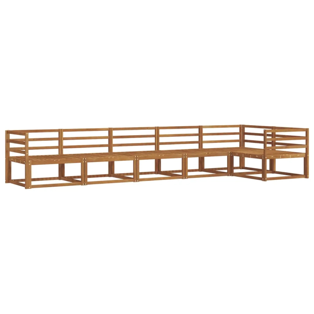 Set di divani da esterno 6 pcs Naturale