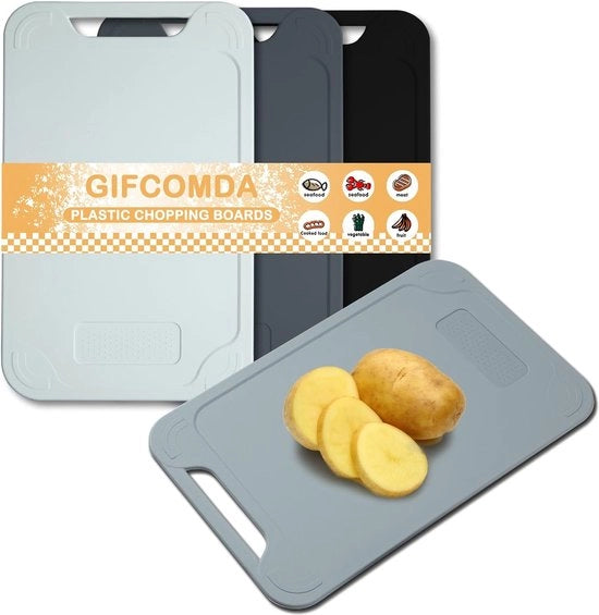 Snodo per verdure in plastica, set di 4 snodi con etichette DIY, maniglie Easy Grip, antibatterico, lavastoviglie resistente, per pesce/verdure/frutta/carni