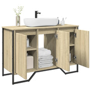 Mobile Lavabo Bagno Rovere Sonoma 91x35x60 cm in Truciolato 848660