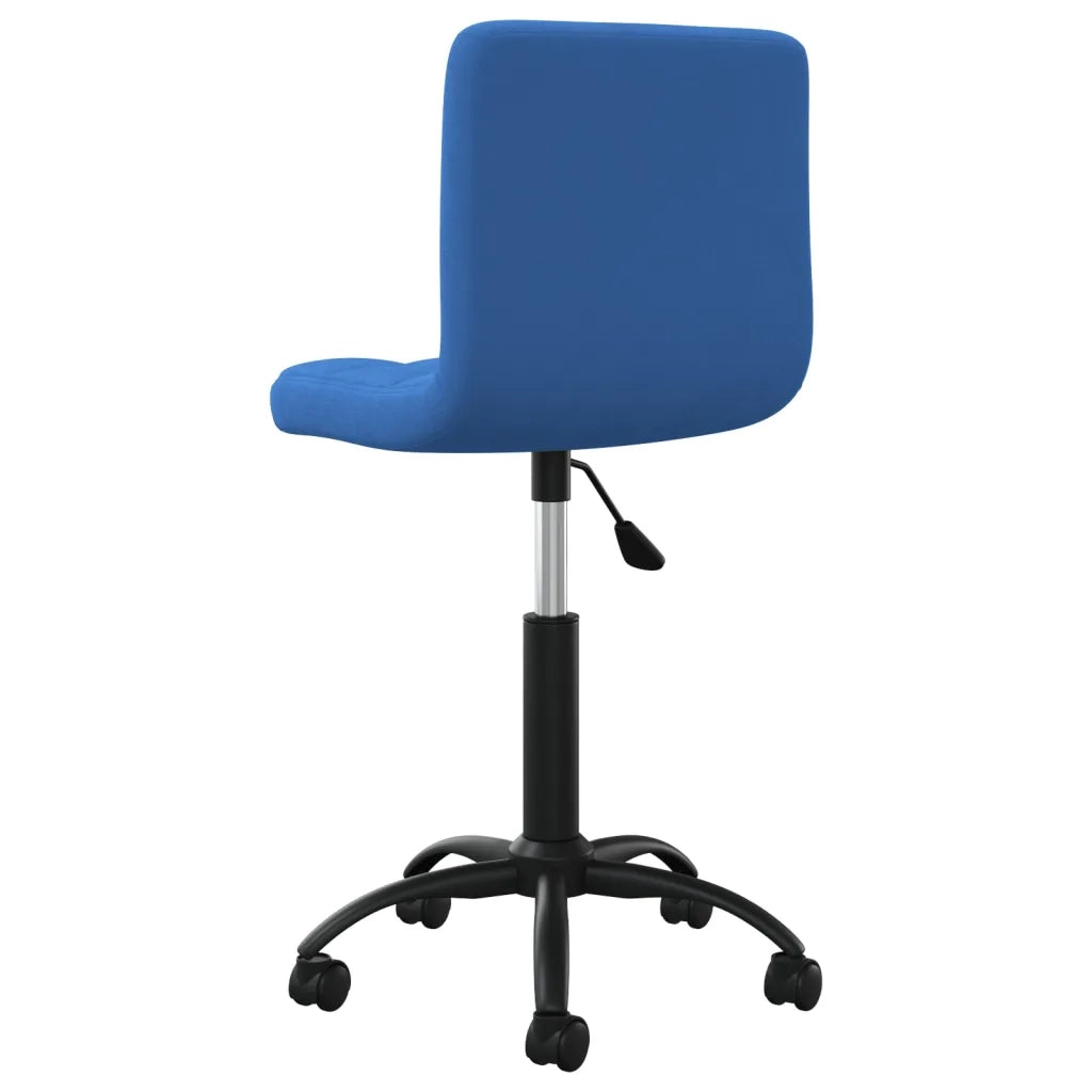 Sedia Girevole da Ufficio Blu in Velluto cod mxl 28148
