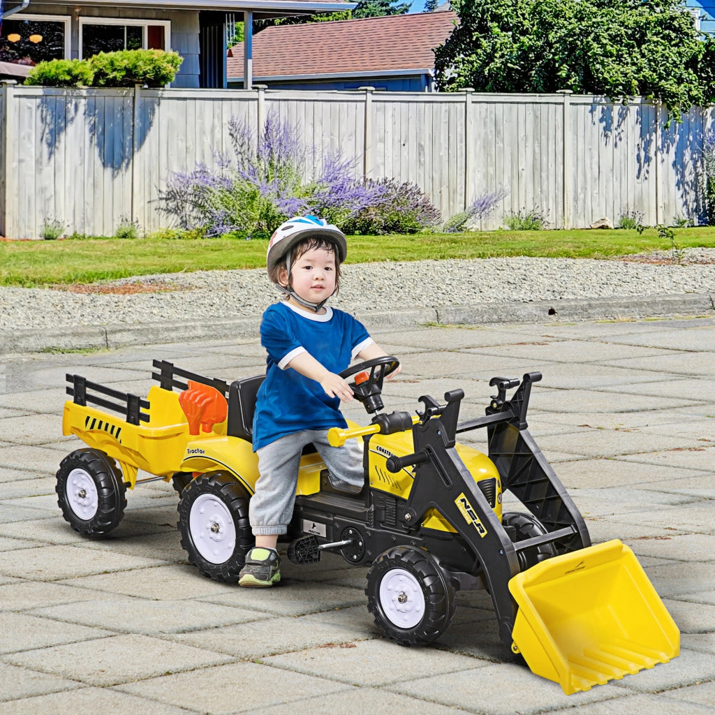Trattore Giocattolo per Bambini ¨C zephmum ¨C Giallo/Nero