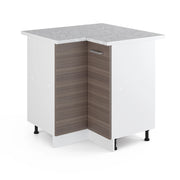 Vicco Mobile ad angolo cucina Grigio nobile 75.6 cm , PL Marmo