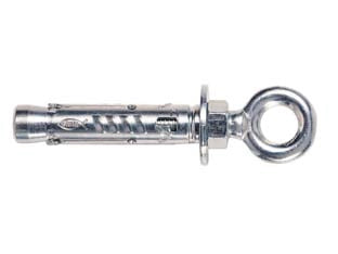 TASSELLO IN ACCIAIO CON OCCHIOLO CHIUSO TAM- - ø mm.6 MA x mm.56 foro occhio mm.11 - 50 pezzi FISCHER