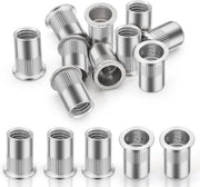 Viti a testa piatta blindo in alluminio lega - 50 pezzi - M4 - 9 x 11 mm - Argento - Viti a viti