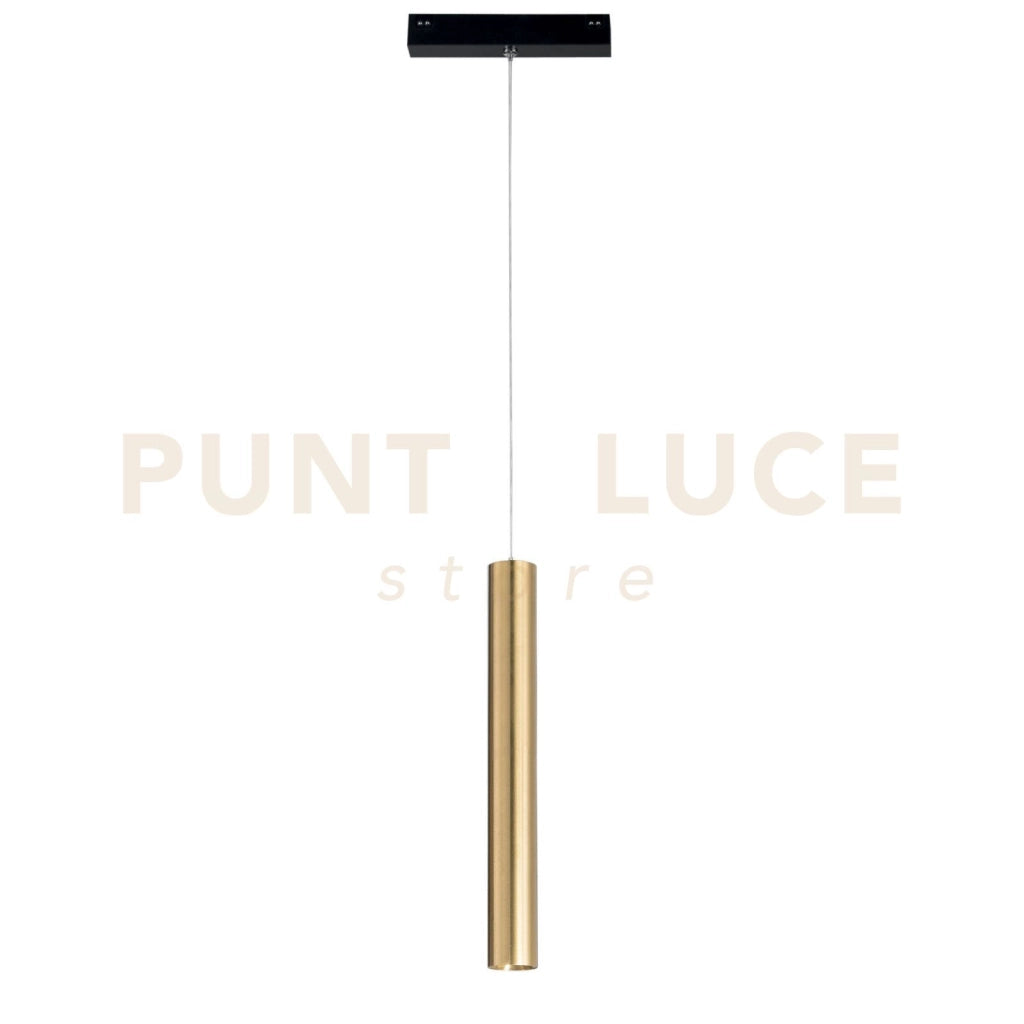 SOSPENSIONE DAVINCI TUBO ORO LED 48V 3W 300LM 4000K 30X16,1X3,5CM