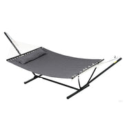 Amaca con supporto in acciaio ¨C zephmum ¨C grigio scuro 368x140x110 cm