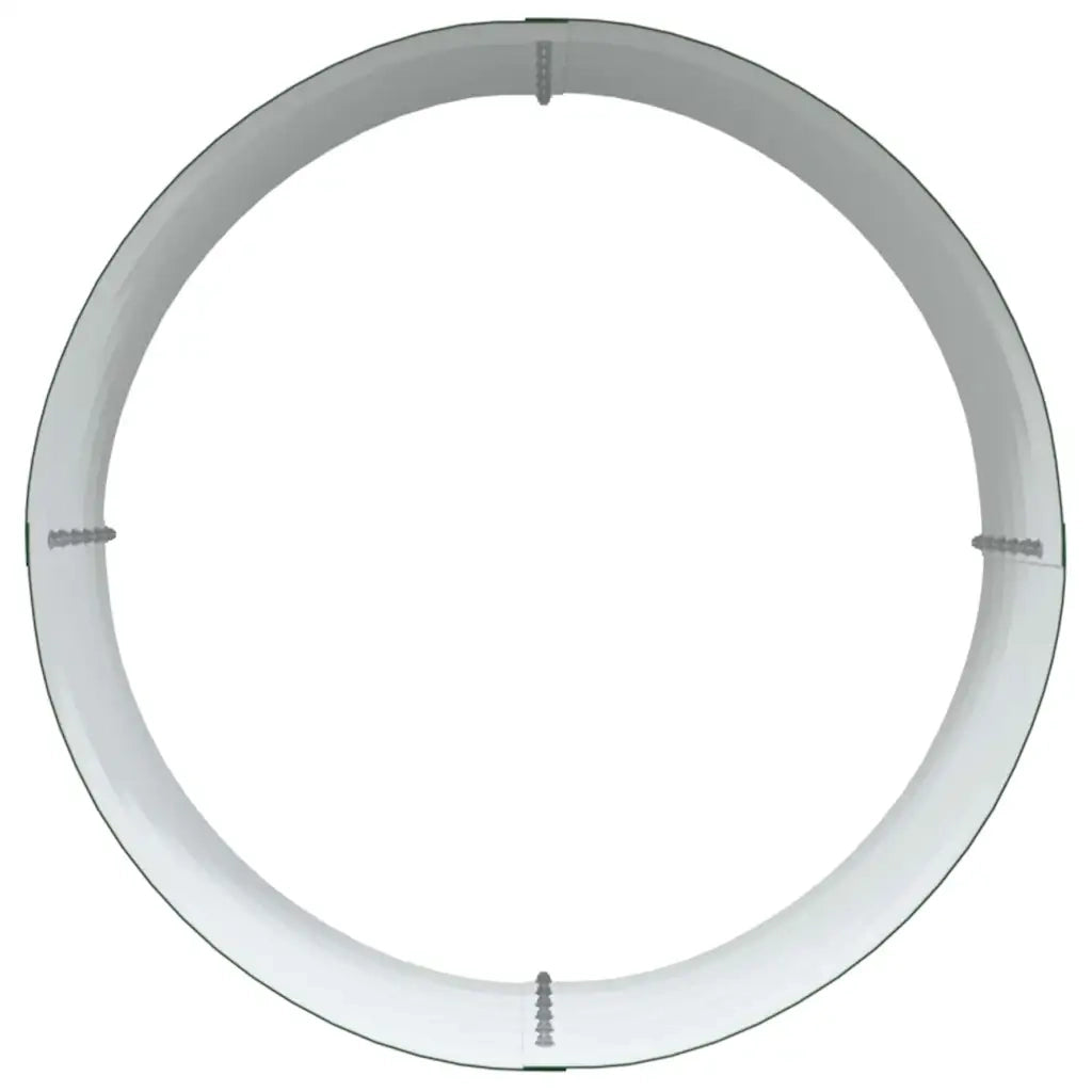 vidaXL Letto da Giardino Verde 80 x 80 x 44 cm Acciaio