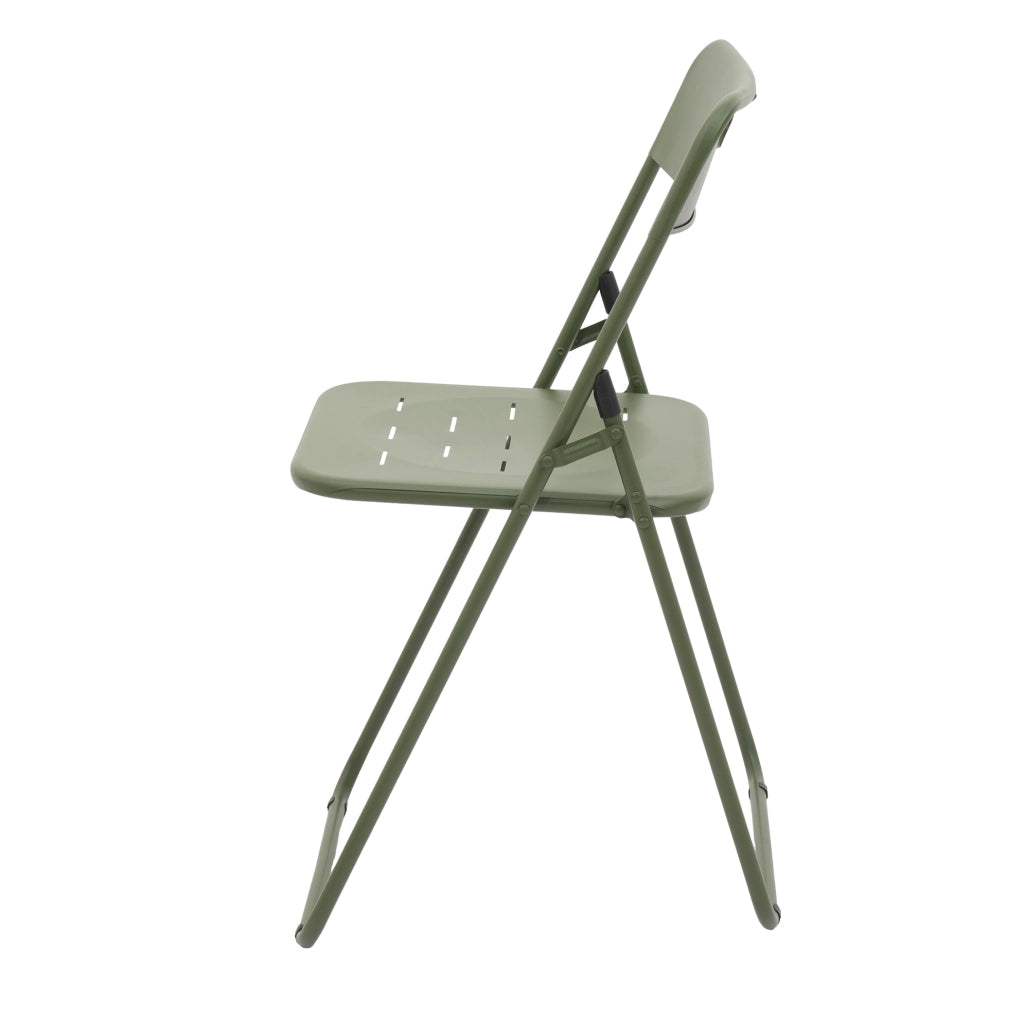 Set bistrot da giardino 60x60x73 cm; pieghevole 3 pezzi per 2 persone; acciaio verde