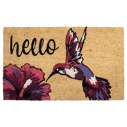 Zerbino in PVC stampato rosa 45x75