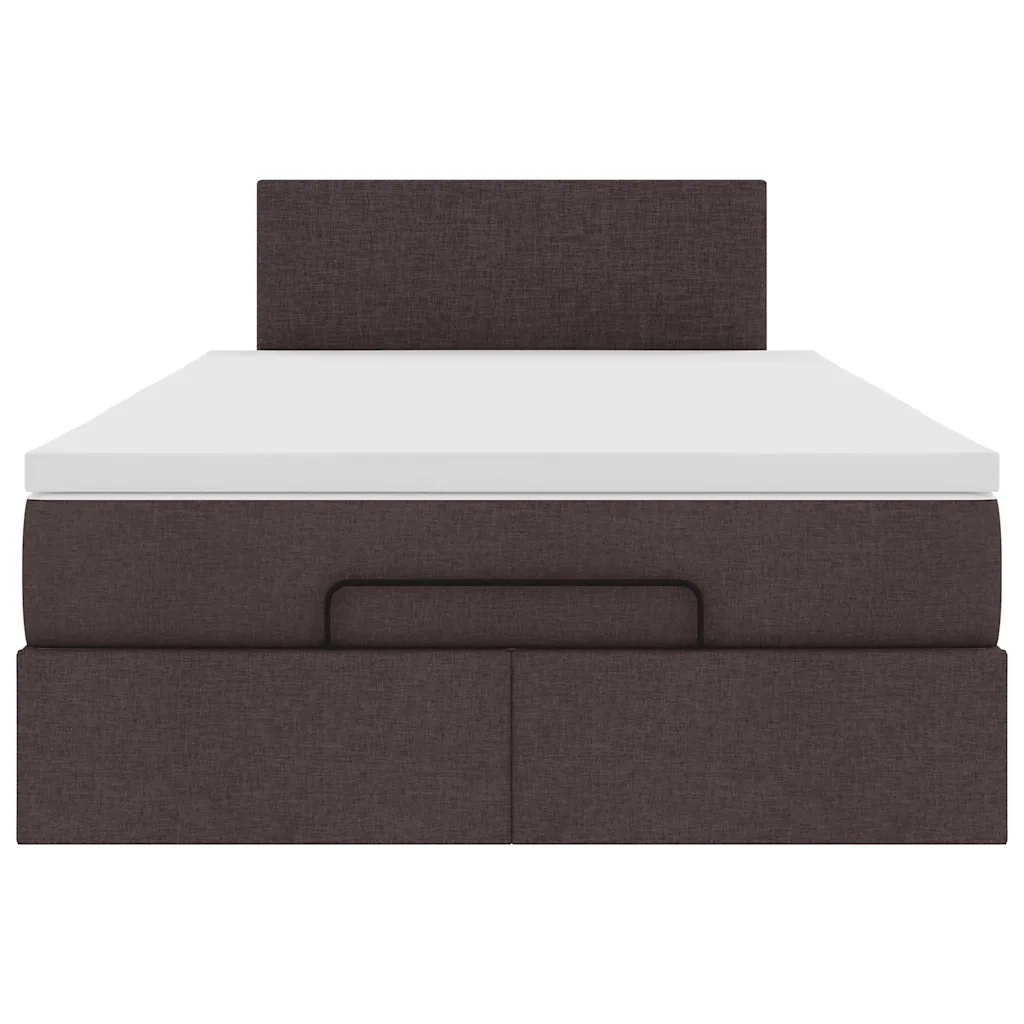 Struttura Letto Pouf con Materasso 80x200 cm in Tessuto