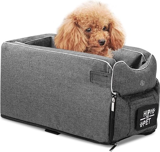 Hondenmand Auto con Cinturone - Sedia per Cani Auto - Sedia per Cani con Cinturone - Autostoletto per Cani - Sedia per Cani Auto con Cinturone