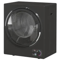 Asciugatrice elettrica portatile 850W, capacità 33L 4 programmi di funzionamento, acciaio inox, 49 x 40,5 x 60 cm, nero