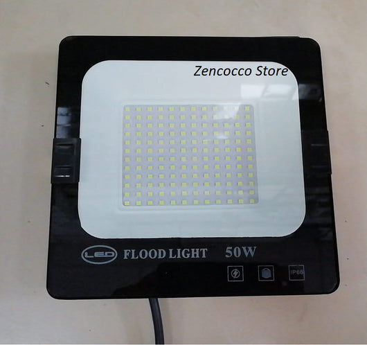 50W Faro Slim smd 144 LED 2250lm Luce Fredda 6400k Esterno IP66 - ZENCOCCO