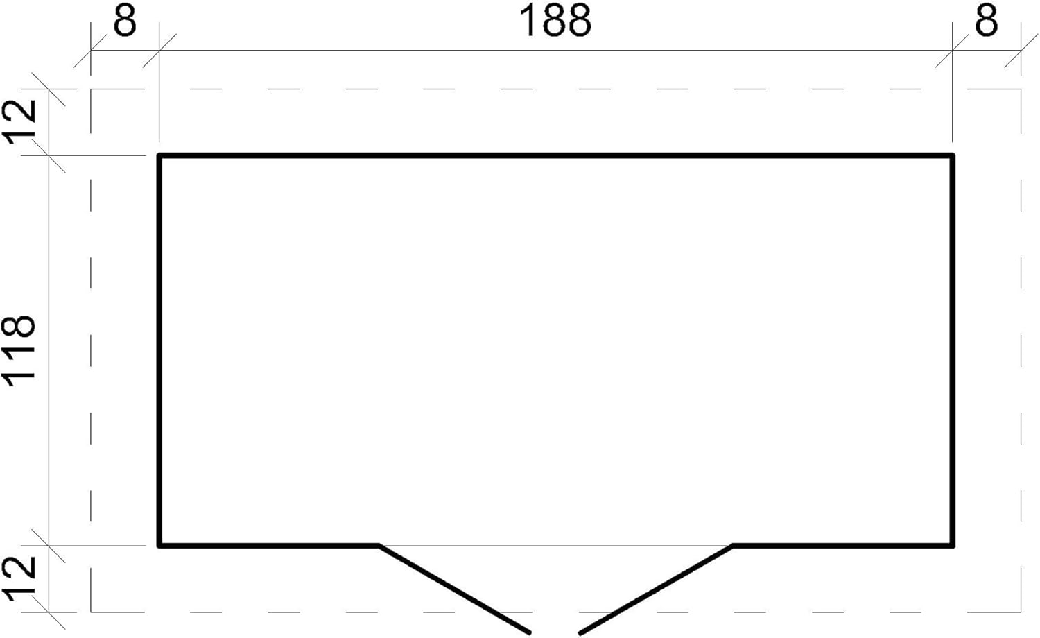 TIMBELA M311C Casetta da Giardino - L204xL142xA200cm/2.22m2