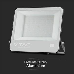 V-tac faro led – alloggiamento nero – samsung – ip65 – vetro nero + grigio – 200 watt – 17540 lumen – 6500 k – 5 anni