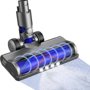 Sostituti di ricambio Adatto per Dyson V6 DC59 DC61 DC62 DC74 aspirapolvere, adatto per Dyson V6, con 4 LED-lampade testa di aspirapolvere a turboborso, adatto per pavimenti e tappeti (adatto per interfacce A e B)