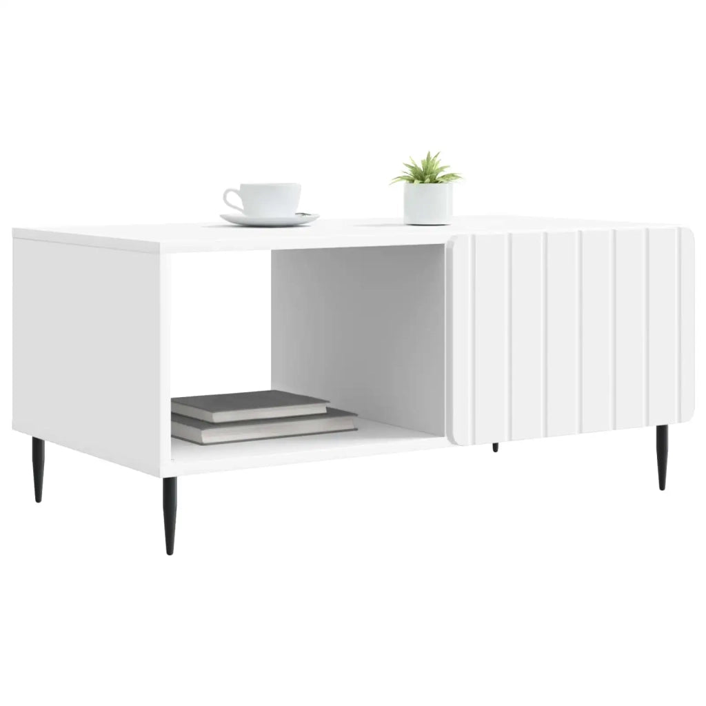 Tavolino da salotto Bianco 90 x 50 x 40 cm Legno ingegnerizzato 894495
