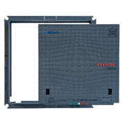 CHIUSINO IN GHISA CLASSE D400 ECLIPSE - 50 x 50 - Kg 30 - MONTINI