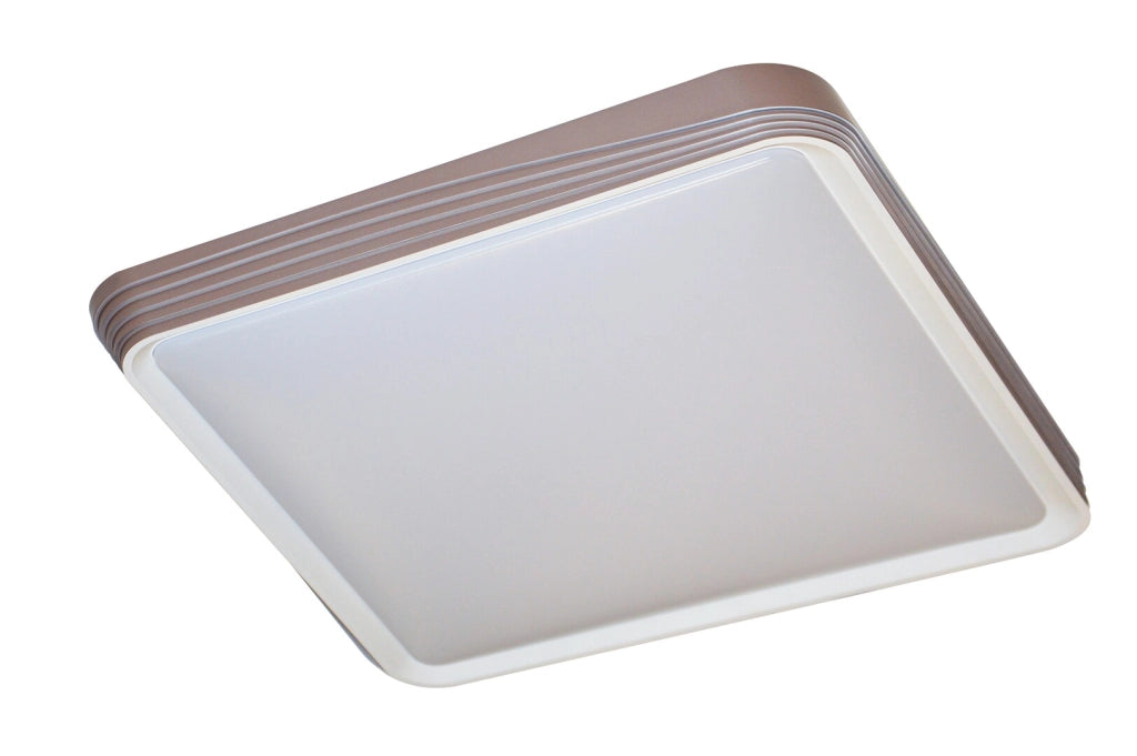 Plafoniera LED quadrata 48 cm bronzo 40W Rabalux Druzor
