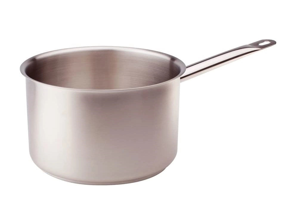 Casseruola Professionale in Acciao Inox Alta 1 Manico 28 cm Agnelli