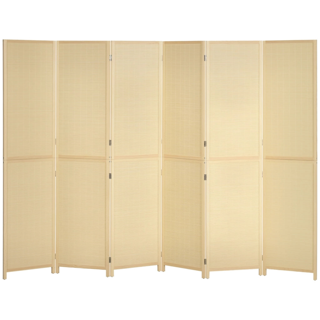Paravento in bamb¨´ 6 pannelli ¨C Minimal ¨C 270x180 cm naturale