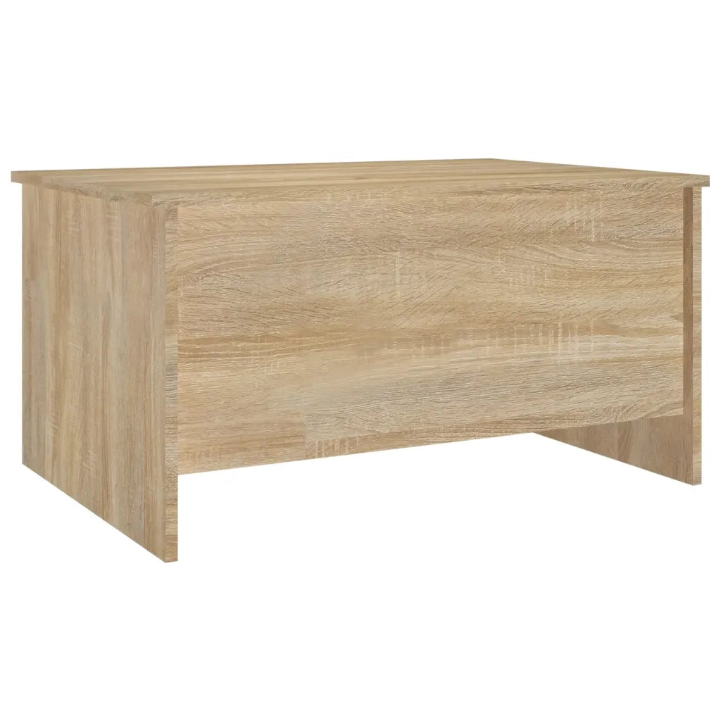 Tavolino Salotto Rovere Sonoma 80x55,5x41,5cm Legno Multistrato cod mxl 18073