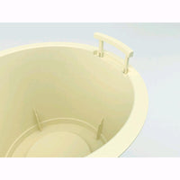 Vaso a Colonna Colore Antracite 38x85H cm in Plastica con contenitore estraibile