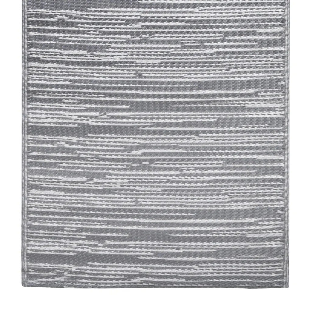 Tappeto da Esterni ARAKIL Grigio 120x180 cm in PP 310437