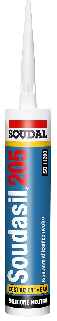 SOUDAL SILICONE NEUTRO LAMIERA ML.310 BRONZO(T.MORO) SOUDAS