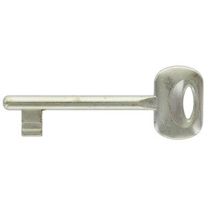 CHIAVE PATENT BONAITI NICHELATA N. 5- BONAITI SERRATURE- 10,0 pz