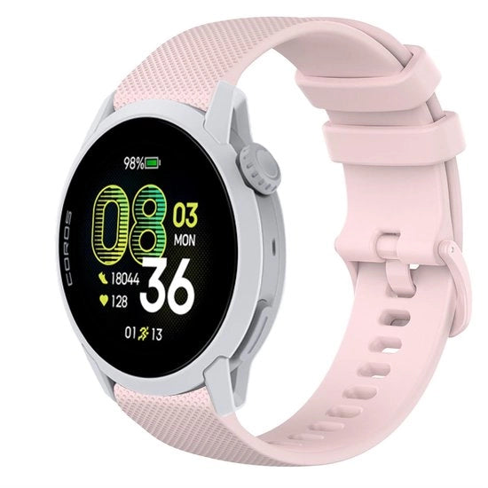 Cintura orologio in silicone per COROS Pace 4 - Rosa