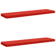 Cuscini per Panchina a 2 Pezzi VUGHT 2 pz 100% Poliestere Rosso 951451