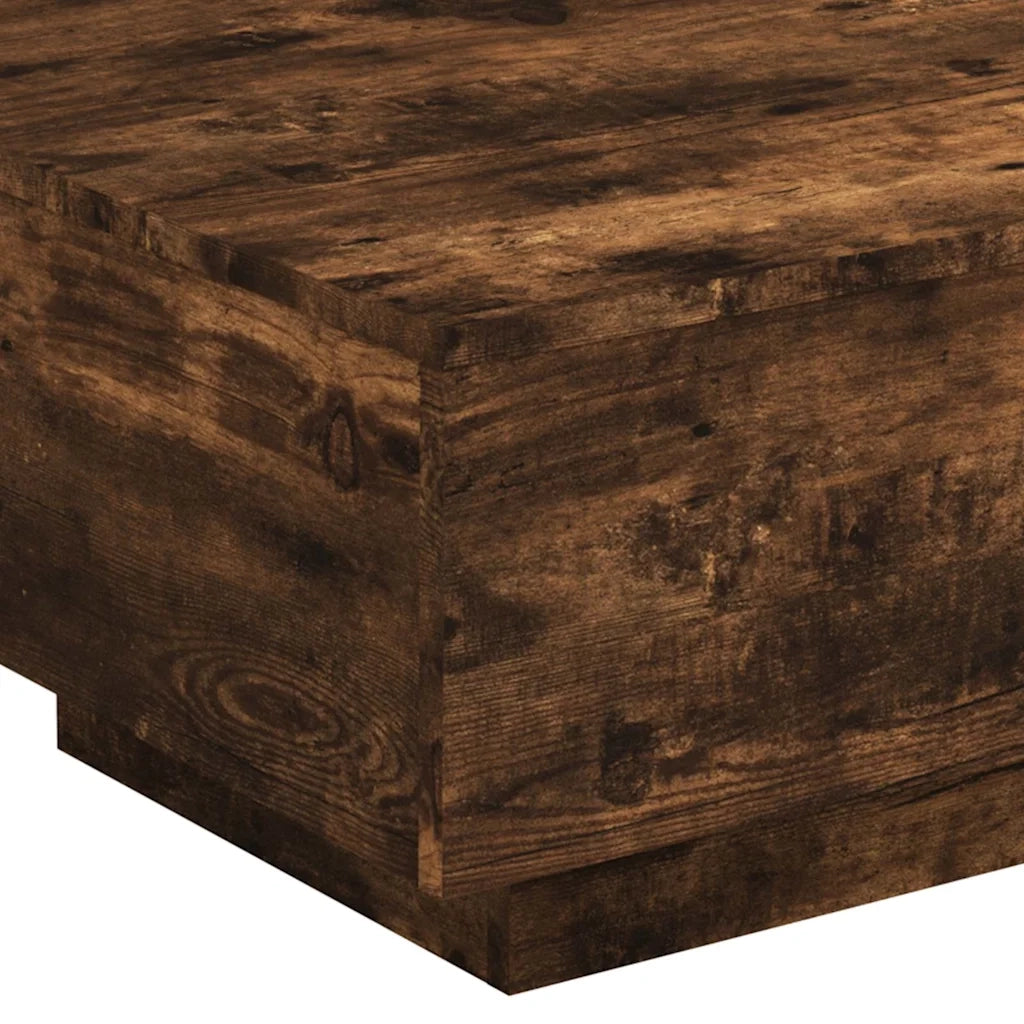 Tavolino da salotto | Tavolino da caff¨¨ | Tavolino da Soggiorno Rovere Fumo 55x55x31cm in Legno Multistrato