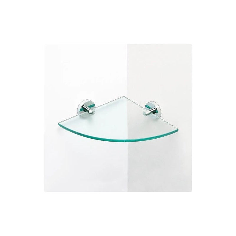 Mensola per doccia angolare da parete in vetro OMEGA 25,5x5,5x25,5cm