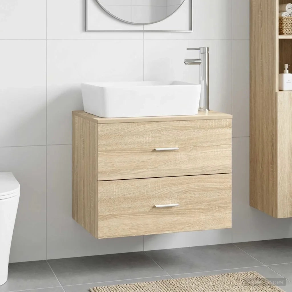 Set di mobili per il bagno Rovere Sonoma Legno ingegnerizzato 3404392