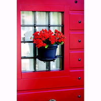 Vaso Tondo in Plastica PPL Colore Bianco Diametro 30 cm Altezza 21 cm 8,8 Litri 