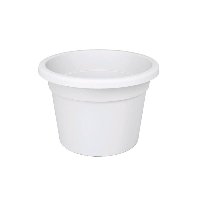 Vaso Tondo in Plastica PPL Colore Bianco Diametro 50 cm Altezza 35 cm 40,8 Litri 