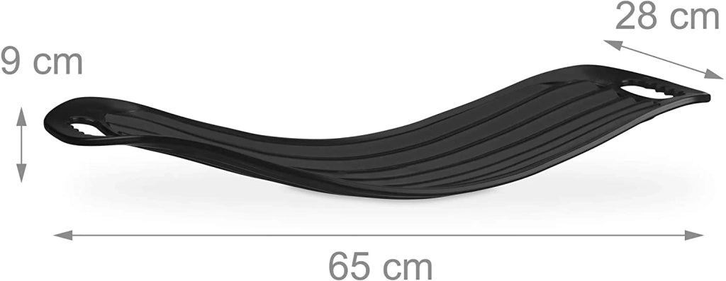 Twist board balance board maneggevole per l'allenamento di tutto il corpo tavola da allenamento XL robusta fino a 150 kg nera 13_0002911/2