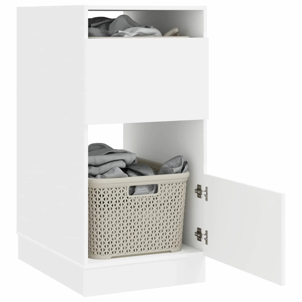 Mobile da lavanderia Bianco 50 x 68 x 102 cm Legno multistrato