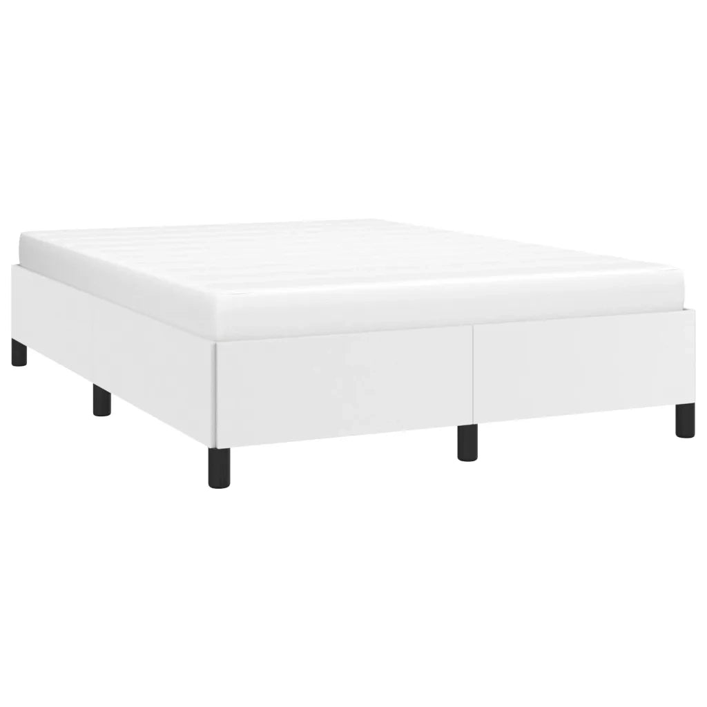 Giroletto-Struttura Letto Bianco 140x190 cm in Similpelle 434362
