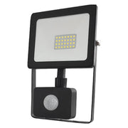 PROIETTORE A LED CON SENSORE PRESENZA 20W - mm 160 x 115 x 50 / 4000K (1600 lm) - nero  - NOVAITALIA