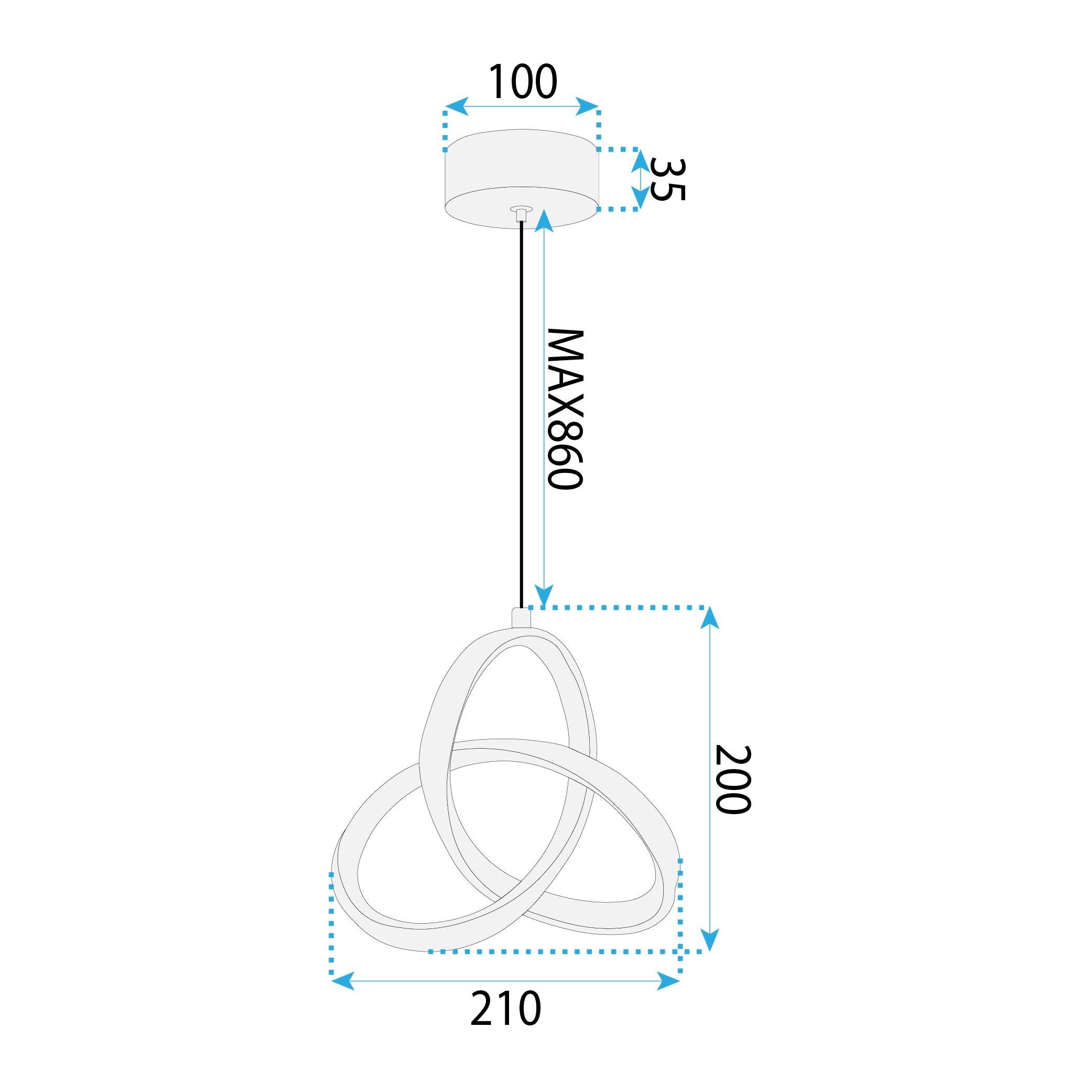 Lampada Led App1783-cp White