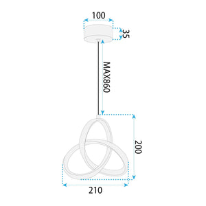 Lampada Led App1783-cp White