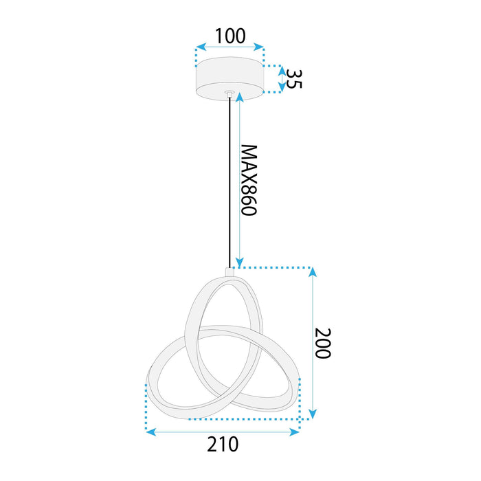 Lampada Led App1783-cp White