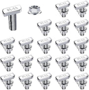 Set di viti M8 x 20 mm in acciaio inossidabile A2-70 - Rete di fissaggio PV e contenitori
