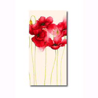 Canvas Stampato Alta risoluzione 50x100 cm PAPAVERO Telaio in Legno Tela in cotone