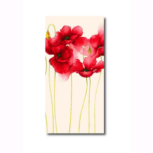 Canvas Stampato Alta risoluzione 50x100 cm PAPAVERO Telaio in Legno Tela in cotone